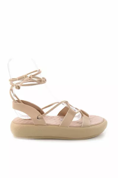 Beige dames sandalen 