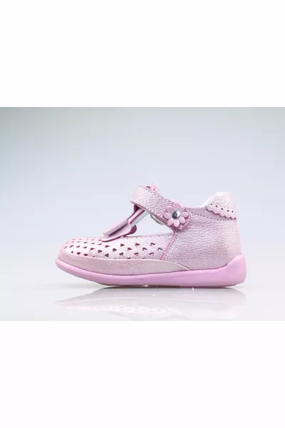 أحذية الخطوة الأولى من الجلد الطبيعي العظمي