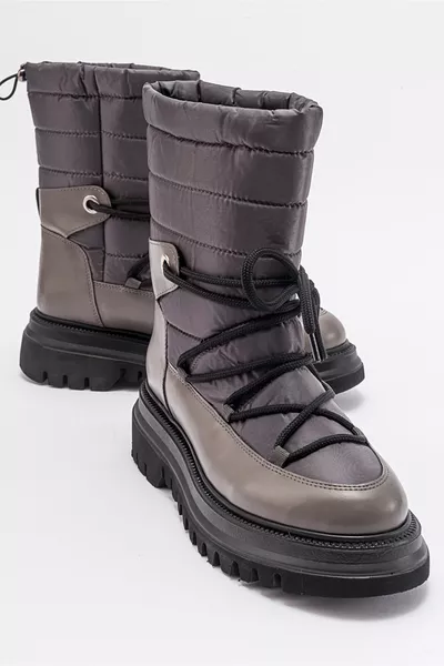 WELD Grey Skin Women's Snow Boots