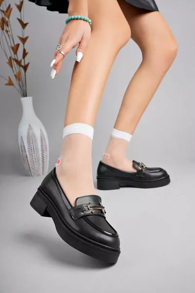 BOUCLE FEMME ACCESSOIRE LOFFER NOIR