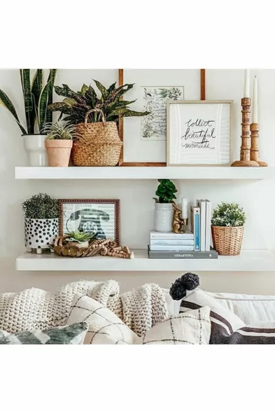 Стена рафт Органайзер за книги  2 броя плаващ рафт