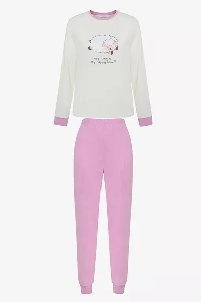 طقم بيجاما بنطلون ليلا لنوم القيلولة