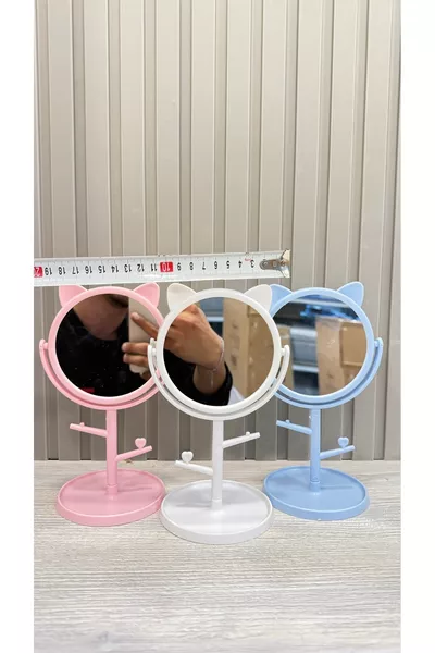 Hanging Makeup Mirror Stand Tabletop Makeup Mirror ( cm Height /  cm Width) Assorted Color