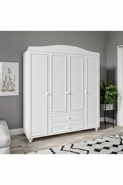 Armadio a 4 ante Sandy (%MDF)