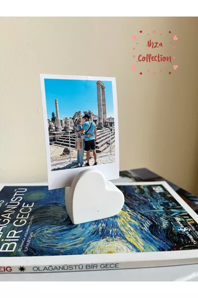 Heart-Shaped Memo, Photo and Card Holder, Note Holder Wedding Name Holder, Heart-Shaped Card Holder