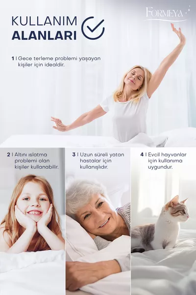 Pamukkale Alez Set Grijs Gewatteerd Waterdicht Matrasbeschermer - 2 Stuks Kussenslopen ( Maten)