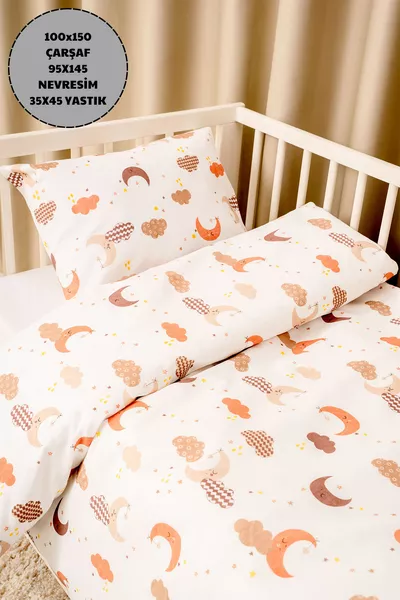 Parure de lit pour bébé, avec fermeture éclair,  cm