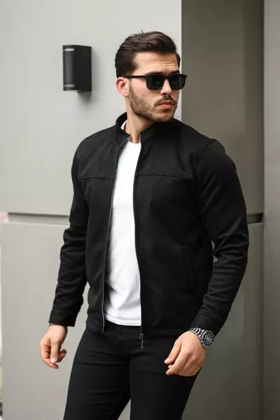 мужская замшевая куртка