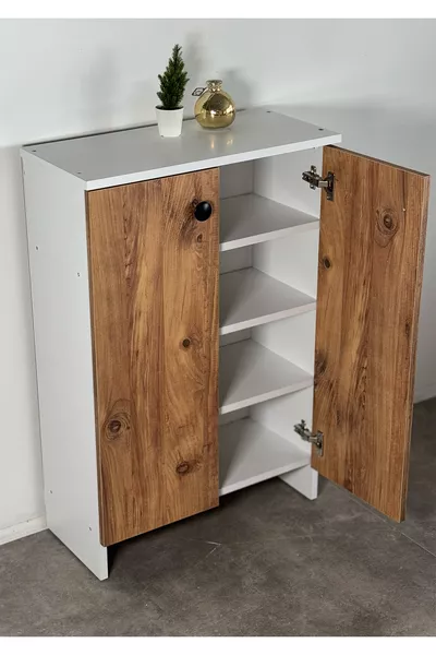 Shoe Rack Shoe Cabinet Wooden Multi-Purpose Cabinet 