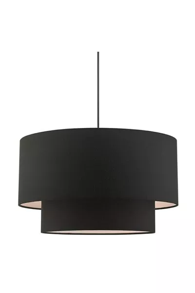 Suspension de gâteau à deux étages avec abat-jour en tissu pour chambre à coucher et chambre d'enfant