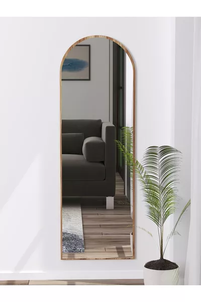 Noyer Entrée Couloir Console Mur Salon Salle de bain WC Bureau Chambre Miroir Hauteur cm