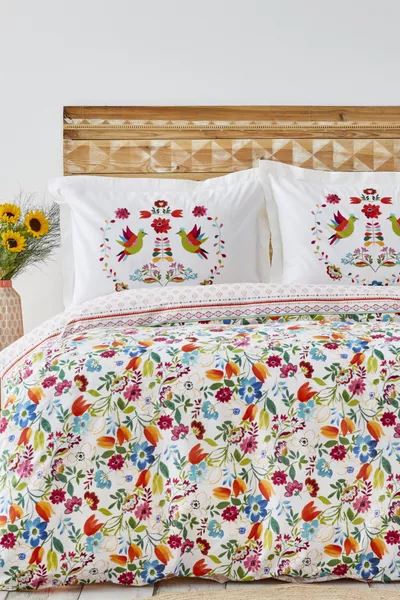 Parlin Fucsia Completo Lenzuola Singolo % Cotone