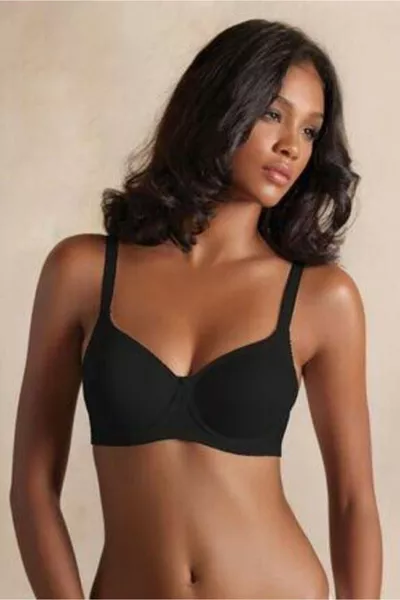 Дамски черен балетен оформящ основен сутиен  Mdt