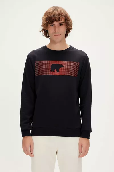 Felpa Uomo Fancy con Girocollo