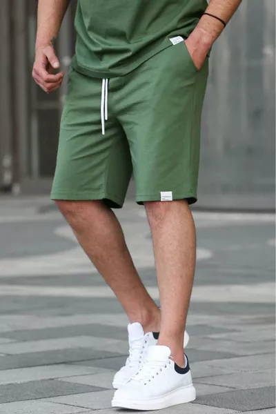Khaki Basic Men's Shorts 