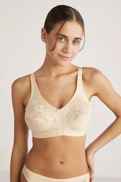 Сутиен без кабели и с твърда форма Barbara - Телесен