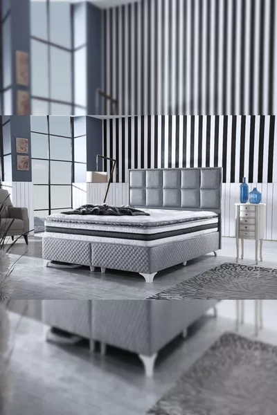 Ultra Orthopedic Scheherazade Padded Pocket Spring Bed with Rabbit Fur Fabric