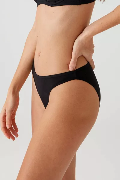 5'li Ekonomik Paket  High Leg Classic Pamuklu Basic Külot