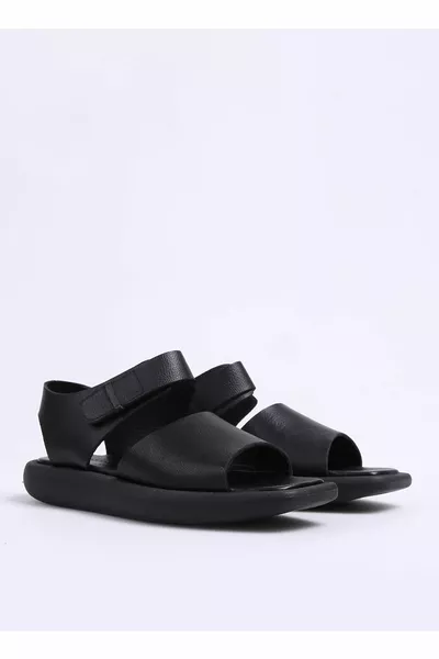 Leather Black Women's Sandals Ruby