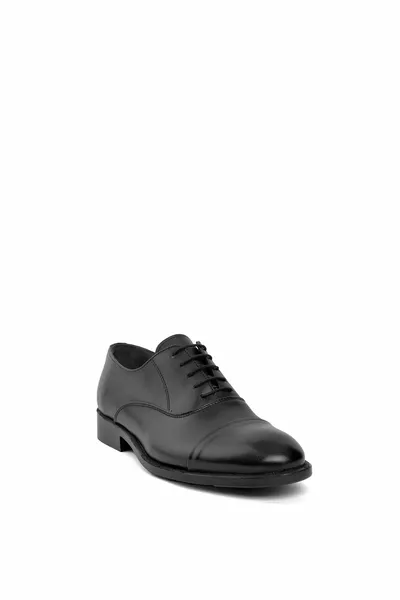 Elite  Мужская Натуральная Кожа Классическая Обувь Черный