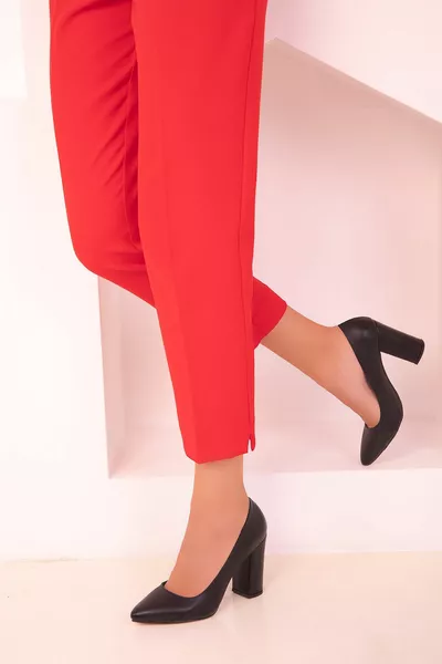 Black-Black Women's Classic Heels 