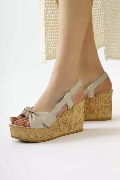 Дамски сандали Feles Padding Cork Sole TEN