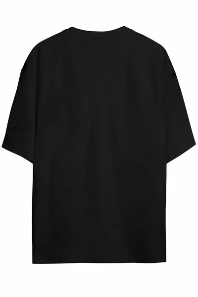 Starry Night Chart Unisex Black - White Oversize T-shirt