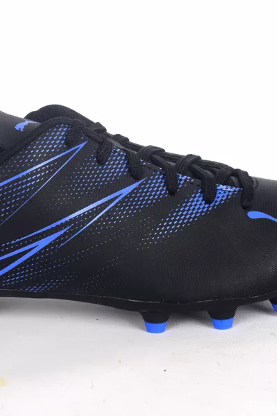  Черная кожаная повседневная подошва на шнуровке Гибкие повседневные мужские футбольные бутсы Кроссовки