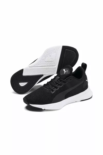 Unisex Running & Training Shoes Black - White  Flyer Runner Jr
