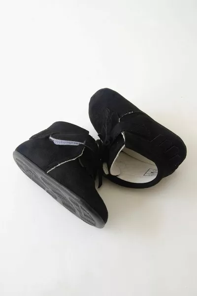 Elegance Черные детские пинетки