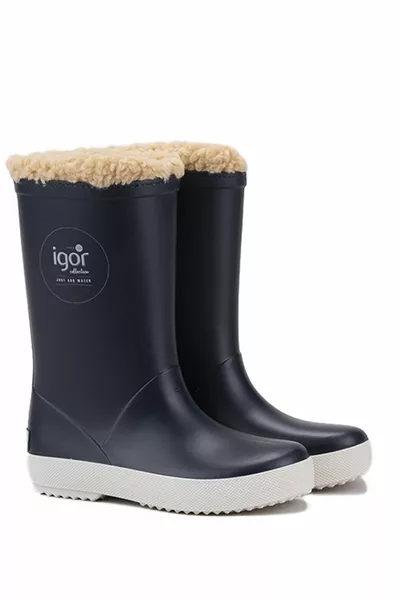 Splash Nautıco Borreguıto Bottes de pluie pour garçon bleu marine