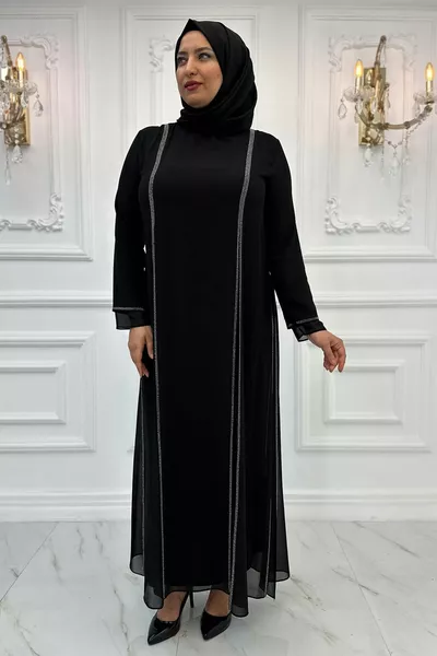 لافين مساء اللباس أسود 