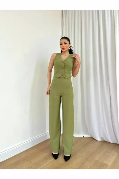 مساء اللباس سترة وزرة اللباس بلا أكمام الخامس الرقبة واسعة الساق كريب الساتان مساء اللباس والتخرج اللباس