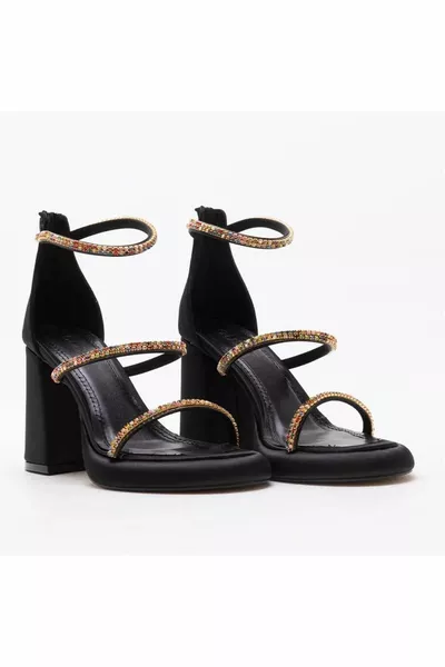 Donna donna pietra ricamato raso piattaforma sandali con 