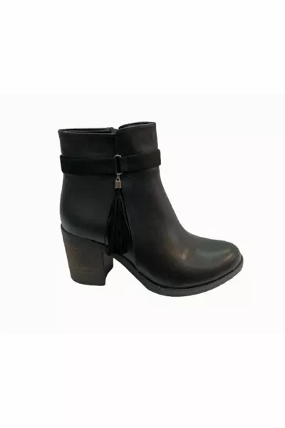 Kocamanlar  Side Tassel Fancy Dames Laarzen BLACK-SKIN