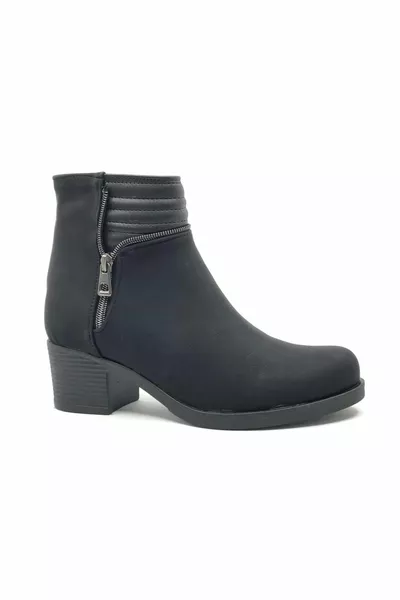 Standing  Damen Stiefel mit Absatz SCHWARZ