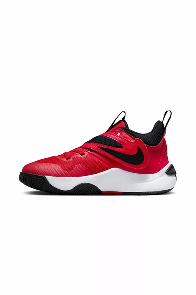 Junior Basketball Shoes Team Hustle D   Red