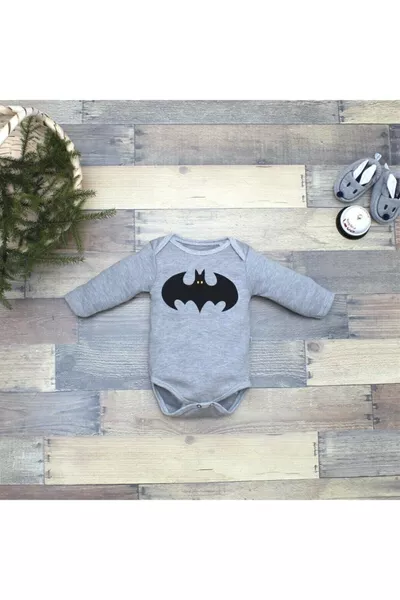 Navy Blue Batman Hat 3-Piece Baby Set 