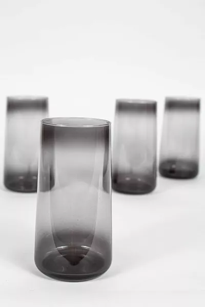Set di 4 Bicchieri da Bibita Shadow Fumé  cc