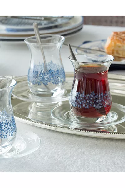  Lela Lot de 6 verres à thé  ml, Taille moyenne