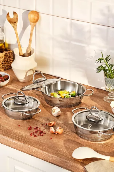 Set di 6 padelle Valeria