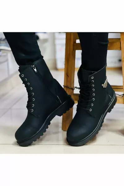 فالكون أحذية جلدية رجالية بريدية  أحذية جلدية أسود