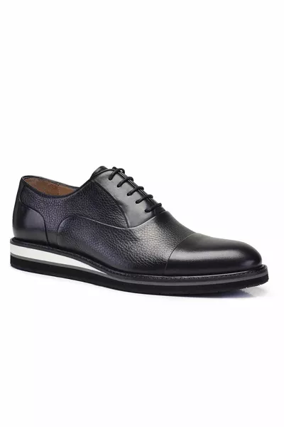 Scarpe Casual Stringate Nere da Uomo --