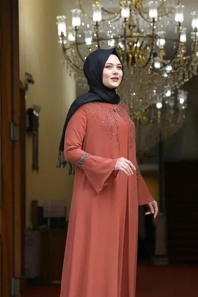 Abbigliamento Hijab Plus Size Joy Sandy Chiffon Tessuto Plus Size Hijab Abiti Da Sera