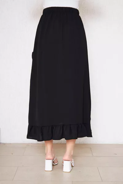 تنورة أيروبين طويلة تكدرت ، تنورة صيفية ، تنورة تكدرت ، تنورة محجبة ، تنورة هدايا