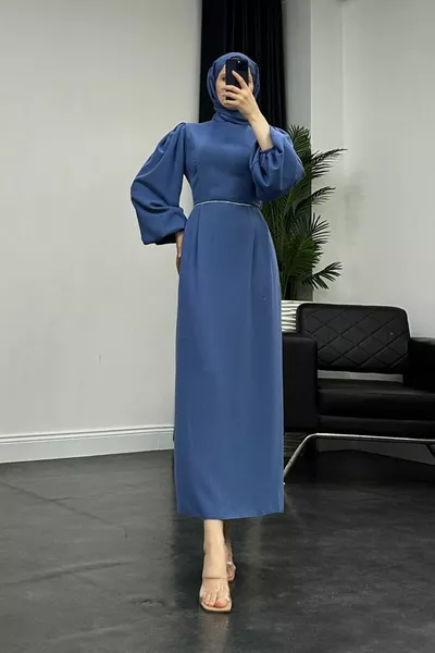 كارين بالون كم الخصر حجر مساء اللباس الطفل الأزرق