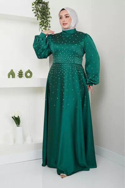 ВЕЧЕРНИ РОКЛИ ОТ САТЕНЕН КАМЪК