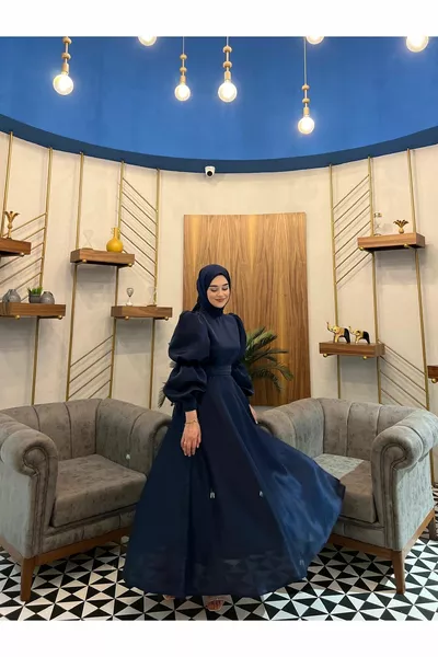 Alya Abendkleid Marineblau