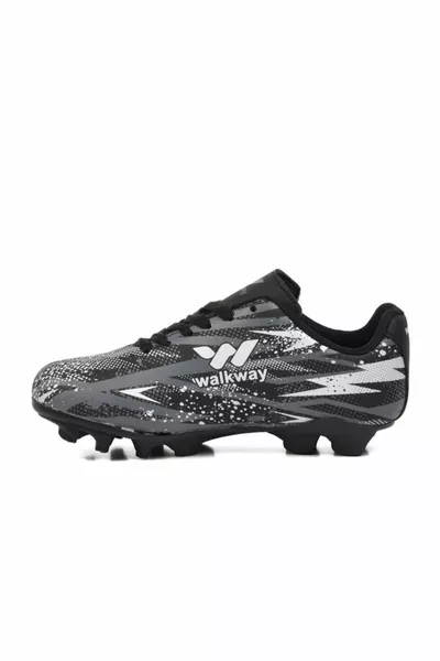 F Schwarze Fußballschuhe für Jungen