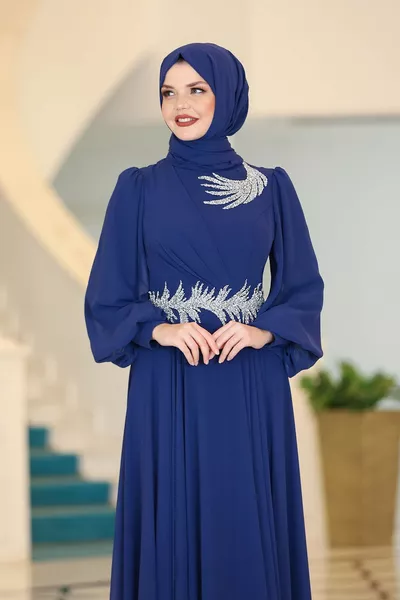 Ivy Plus Size Hijab Abendkleider